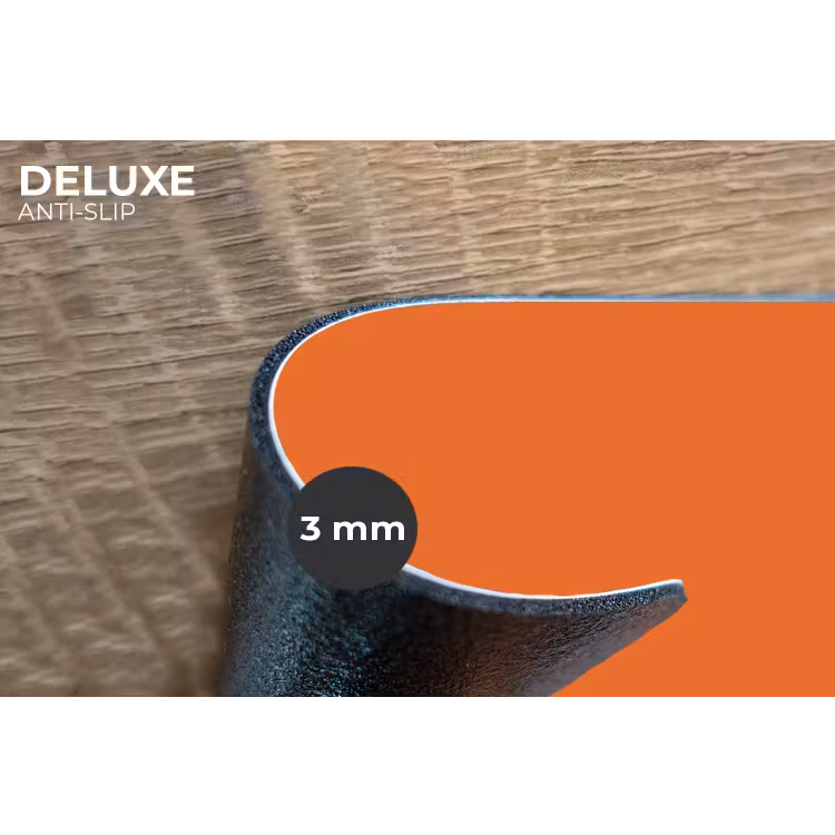 Burnt - Sienna - Oranje Placemat vinyl groot 368 -closeup