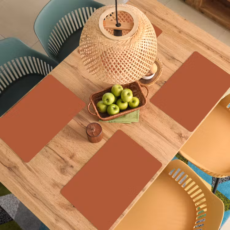 Burnt - Sienna - Oranje Placemat vinyl groot 368 -zzsfeer5_Kitchenyeah-website