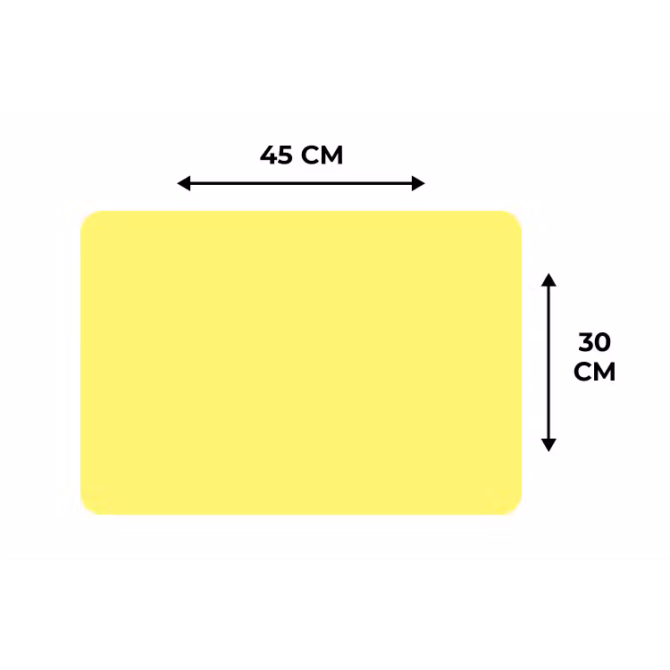 Buttery - Beige - Geel Placemat vinyl groot 368 -specs