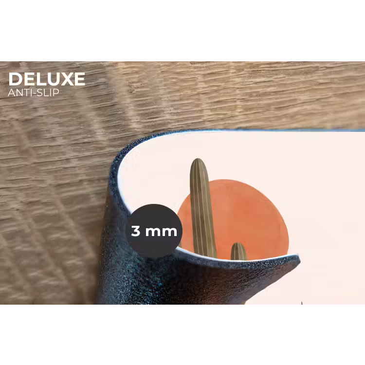 Cactus - Duinen - Modern - Landschap - Groen Placemat vinyl groot -closeup