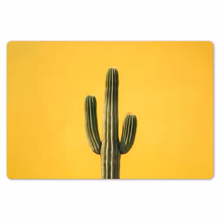 Cactus - Groen - Minimalistisch Placemat vinyl groot -zzsfeer1_Kitchenyeah-website