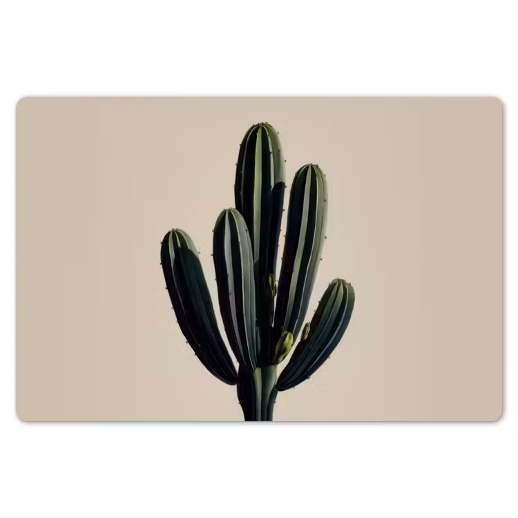 Cactus - Subtiel - Groen Placemat vinyl groot -zzsfeer1_Kitchenyeah-website
