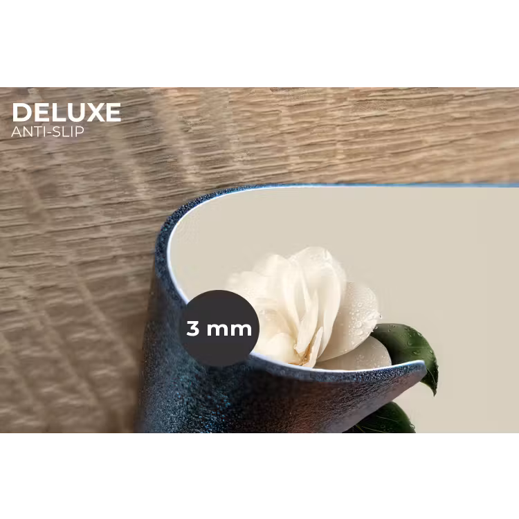 Cameliabloem - Wit - Groen Placemat vinyl groot -closeup