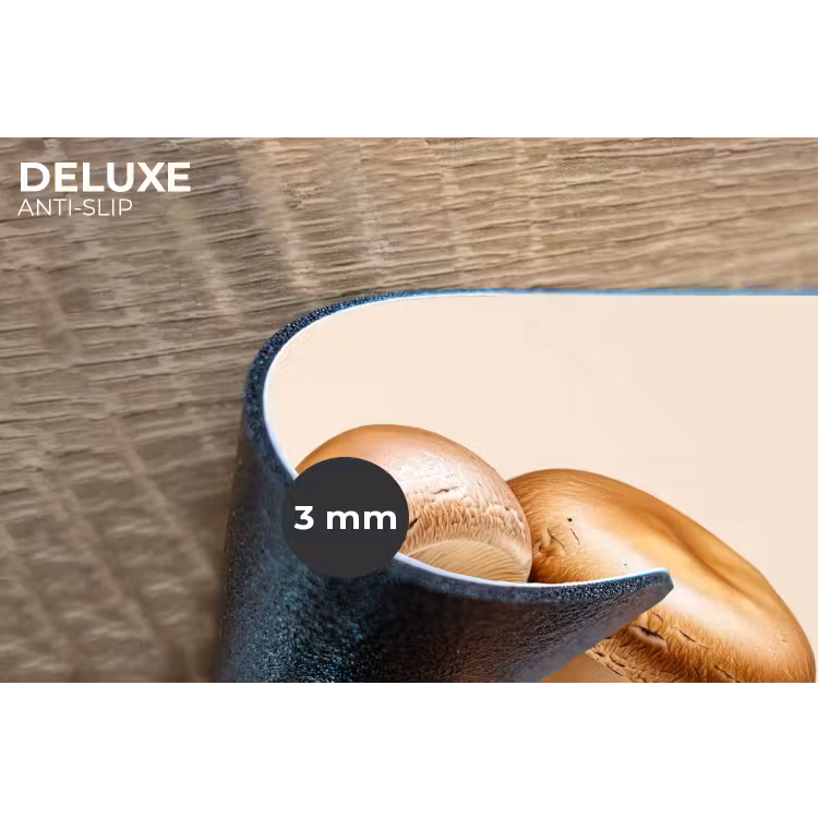 Champignons - Zacht - Beige Placemat vinyl groot -closeup
