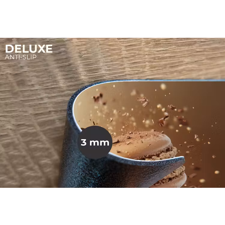 Chocolade - Macarons - Eten - Snoep Placemat vinyl groot -closeup