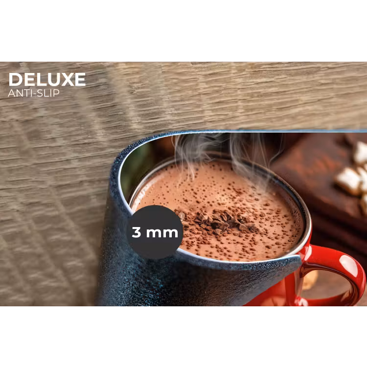 Chocolademelk - Mok - Winter - Kerst - Gezelligheid Placemat vinyl groot -closeup
