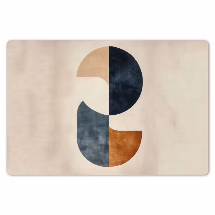 Cirkels - Abstract - Kleurrijk Placemat vinyl groot -zzsfeer1_Kitchenyeah-website