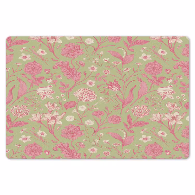 Classic - Pink - Mint Placemat vinyl groot 368 -zzsfeer1_Kitchenyeah-website