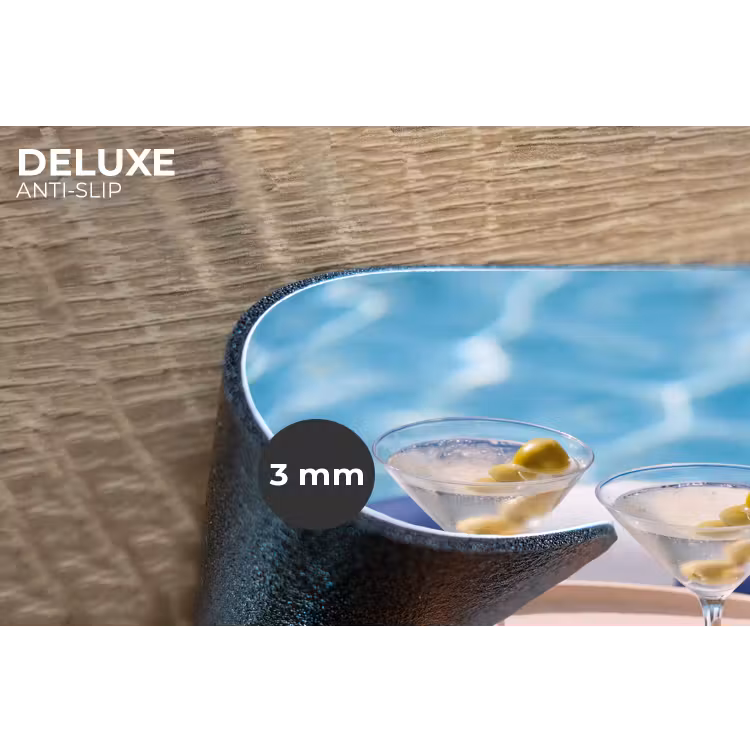 Cocktail - Zwembad - Zomer - Blauw Placemat vinyl groot -closeup