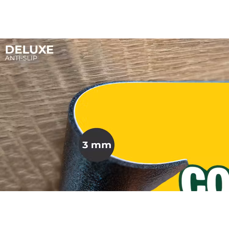 Cool - Geel - Groen Placemat vinyl groot -closeup