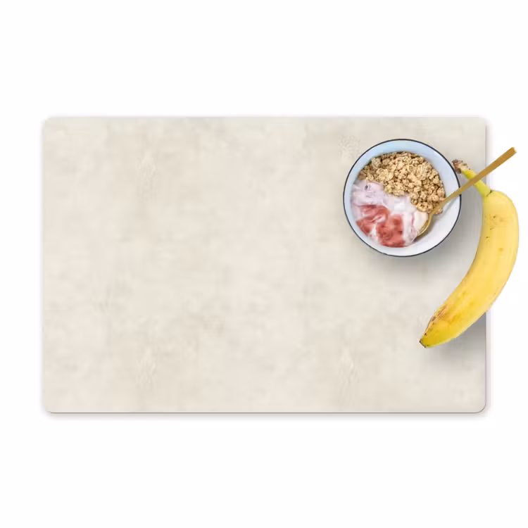 Crème - Egaal - Beton Placemat vinyl groot 368 -zzzproduct_Kitchenyeah-website