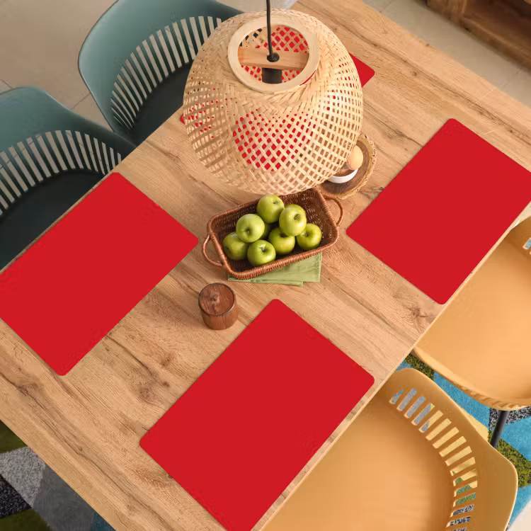 Crimson - Velvet - Rood Placemat vinyl groot 368 -zzsfeer5_Kitchenyeah-website