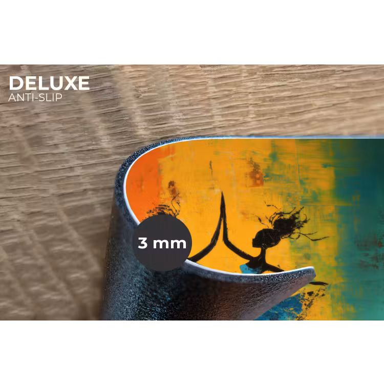 Dansen - Vrouwen - Verfstructuur Placemat vinyl groot -closeup