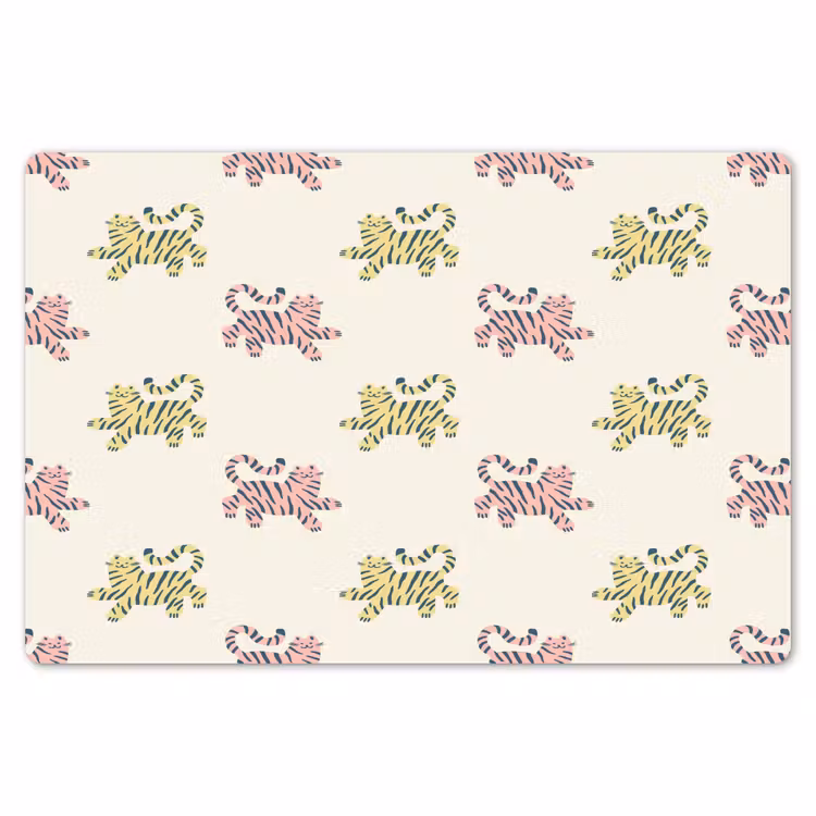 Dansend - Katten - Patroon Placemat vinyl groot 368 -zzsfeer1_Kitchenyeah-website