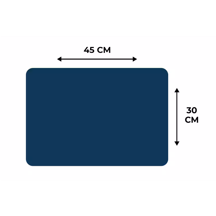Deep - Ocean - Blauw Placemat vinyl groot 368 -specs