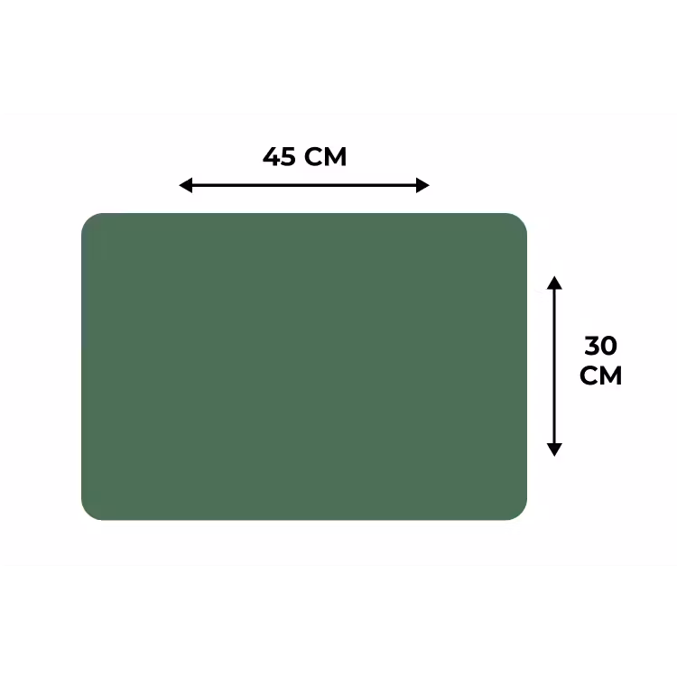 Deep - Sagewood - Groen Placemat vinyl groot 368 -specs