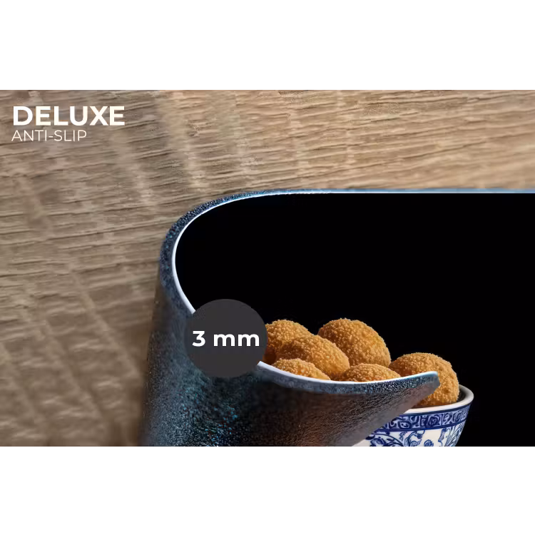 Delfts blauw - Bitterballen - Holland - Schaal Placemat vinyl groot -closeup