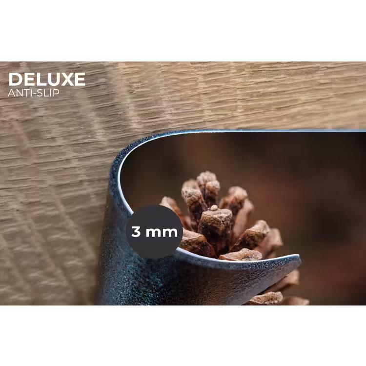 Dennenappel - Bos - Herfst - Bruin - Sfeervol Placemat vinyl groot -closeup