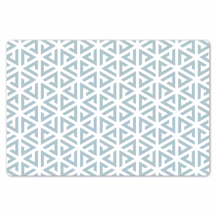 Design - Geometrie - Patroon - Driehoek Placemat vinyl groot 368 -zzsfeer1_Kitchenyeah-website