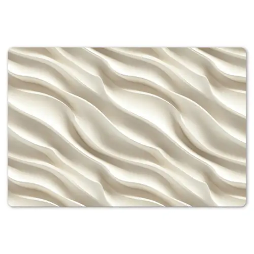 Diagonaal - Golven - Crème Placemat vinyl groot 368 -zzsfeer1_Kitchenyeah-website