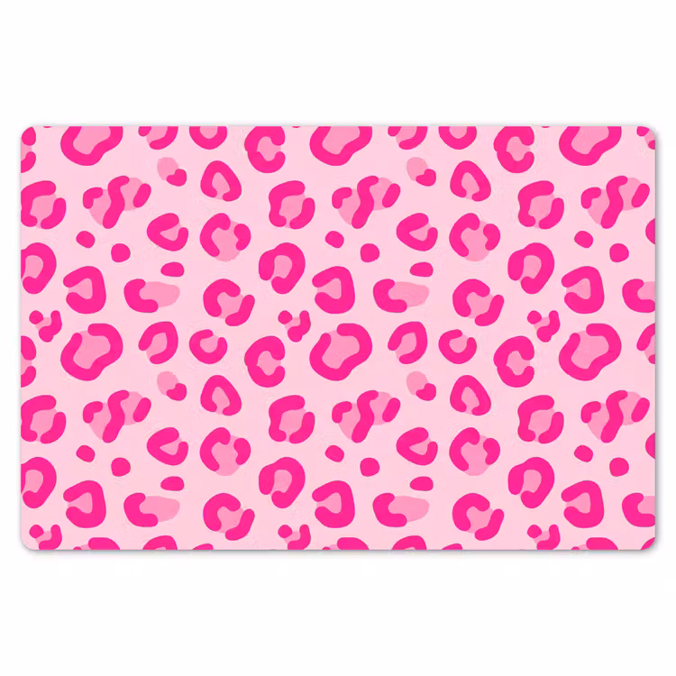 Dierenprint - Patroon - Abstract - Modern - Roze Placemat vinyl groot -zzsfeer1_Kitchenyeah-website