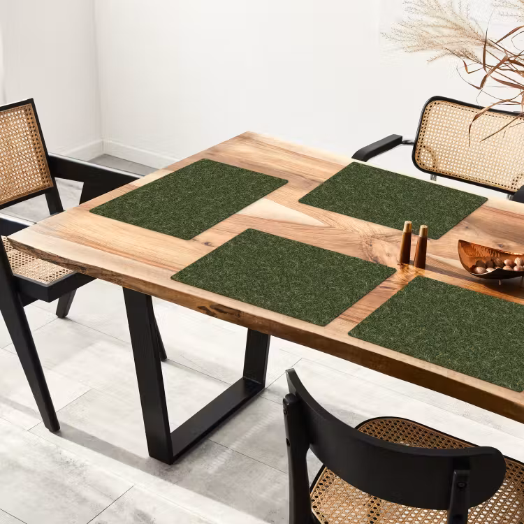 Donker - Groen - Krullend - Botanisch Placemat vinyl groot 368 -zzsfeer4_Kitchenyeah-website
