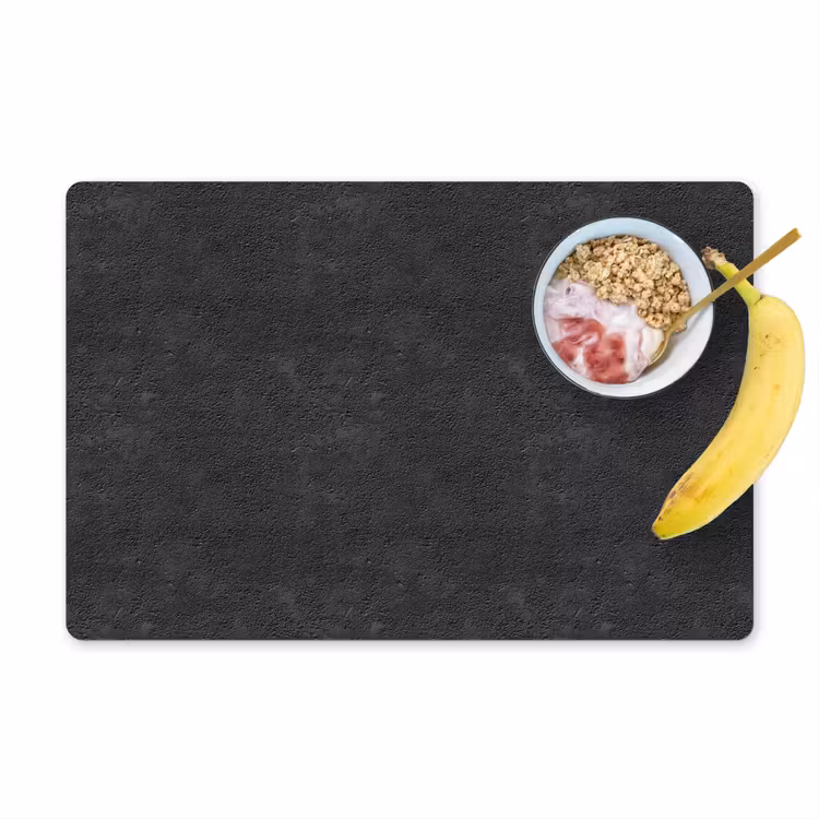 Donkergrijs - Asfaltstructuur - Ruw Placemat vinyl groot 368 -zzzproduct_Kitchenyeah-website
