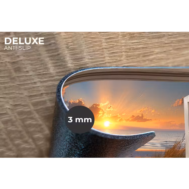 Doorkijk - Strand - Duinen - Zonsondergang Placemat vinyl groot -closeup