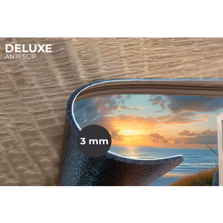 Doorkijk - Strand - Pad - Zonsondergang Placemat vinyl groot -closeup