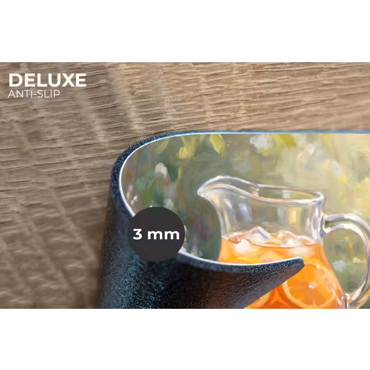 Drank - Citroen - Zomer - Tuin - Geel Placemat vinyl groot -closeup