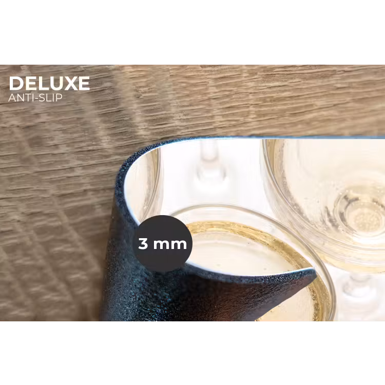 Drank - Glazen - Feest - Goud Placemat vinyl groot -closeup