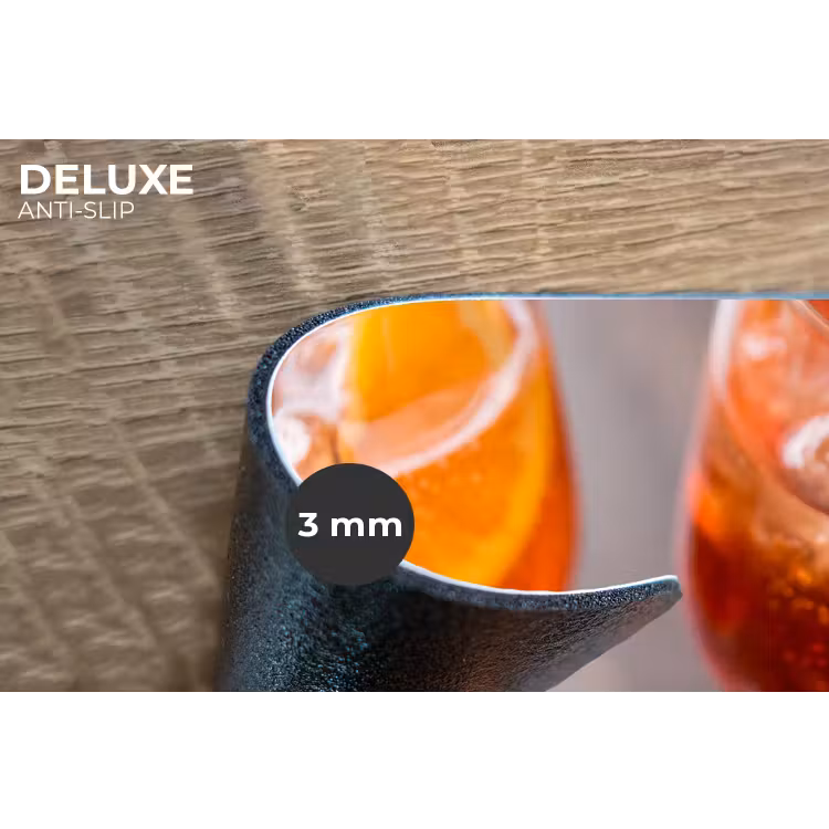 Drank - Sinaasappel - IJs - Zomer - Oranje Placemat vinyl groot -closeup
