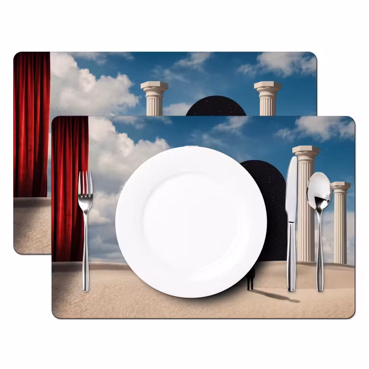 Placemat - 6 stuks - Droom - Woestijn - Oog - Droom - Woestijn - Oog Placemat vinyl groot