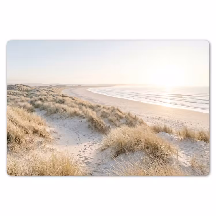 Duinen - Strand - Beige Placemat vinyl groot -zzsfeer1_Kitchenyeah-website