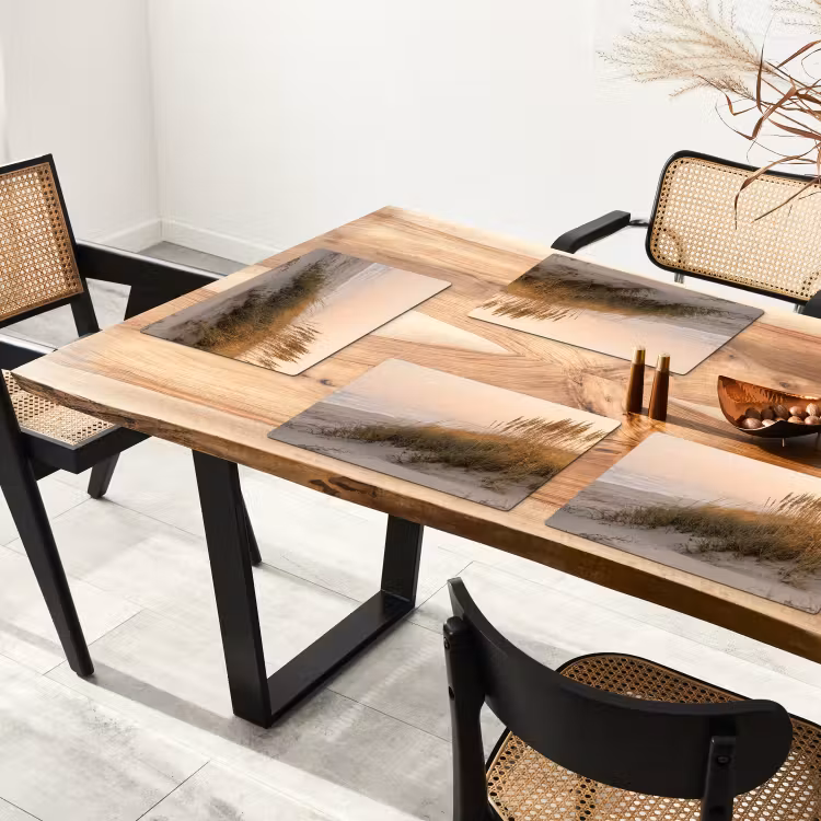 Duinlandschap - Zonsondergang - Strand Placemat vinyl groot -zzsfeer4_Kitchenyeah-website