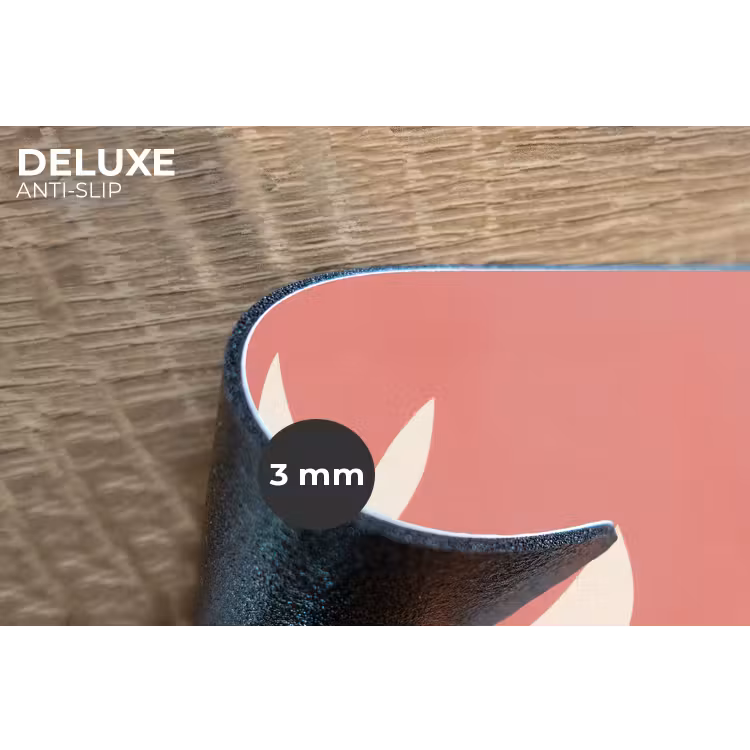 Duiven - Wit - Sierlijk Placemat vinyl groot -closeup