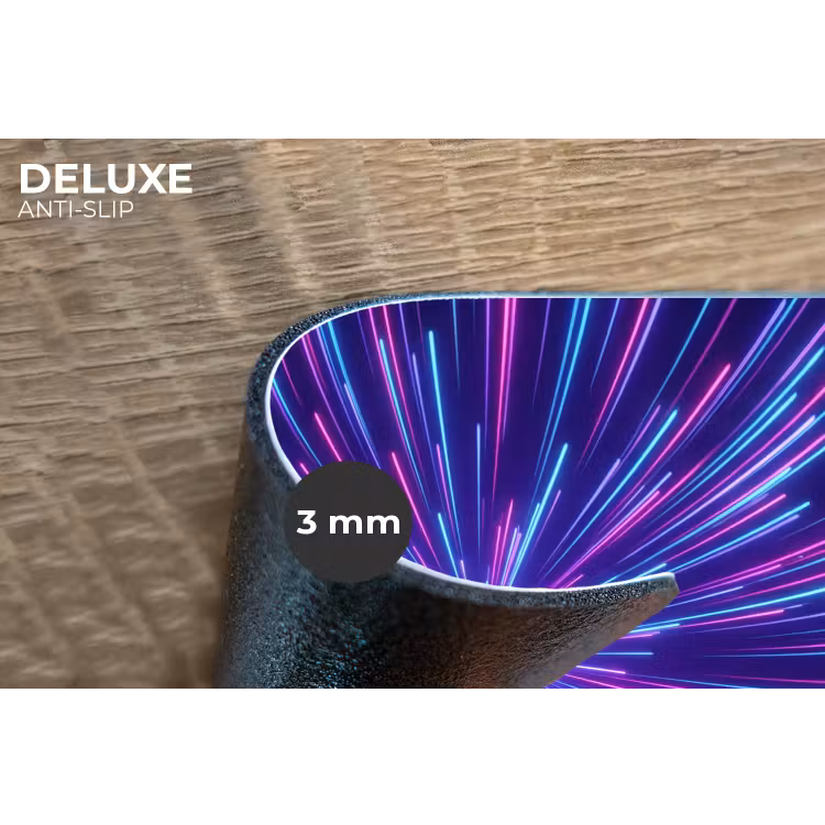 Dynamisch - Ruimte - Kleurrijk Placemat vinyl groot -closeup