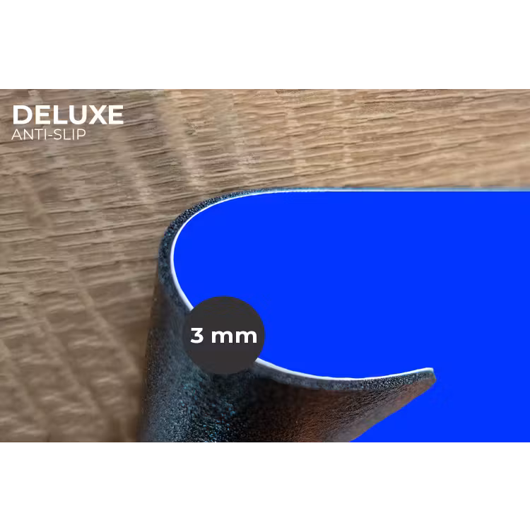 Electric - Blue - Blauw Placemat vinyl groot 368 -closeup