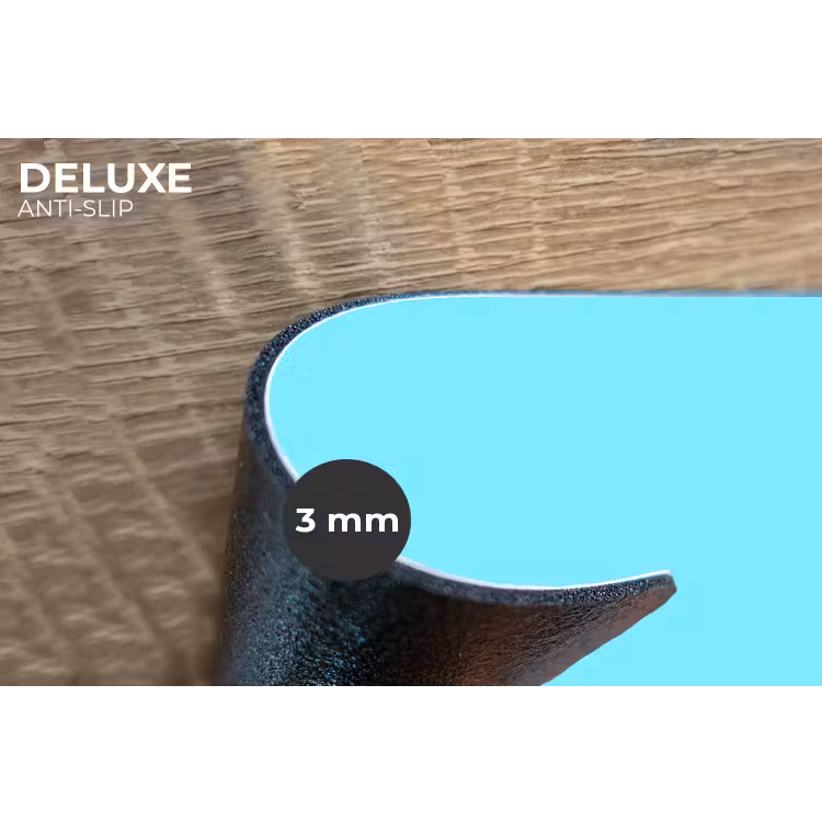 Electric - Cyan - Blauw Placemat vinyl groot 368 -closeup