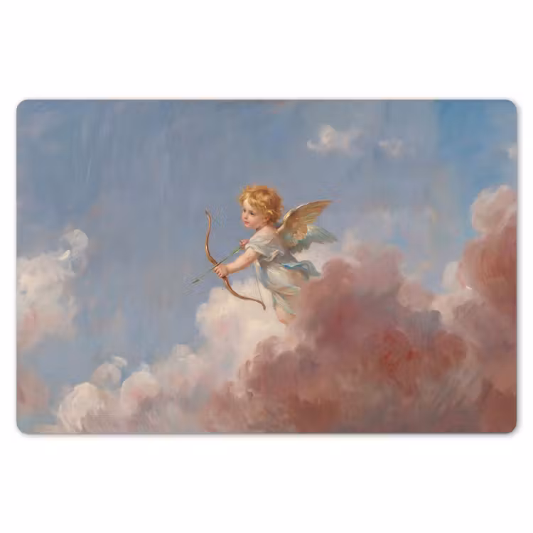 Engel - Pijl en boog - Mythologie - Klassiek Placemat vinyl groot -zzsfeer1_Kitchenyeah-website