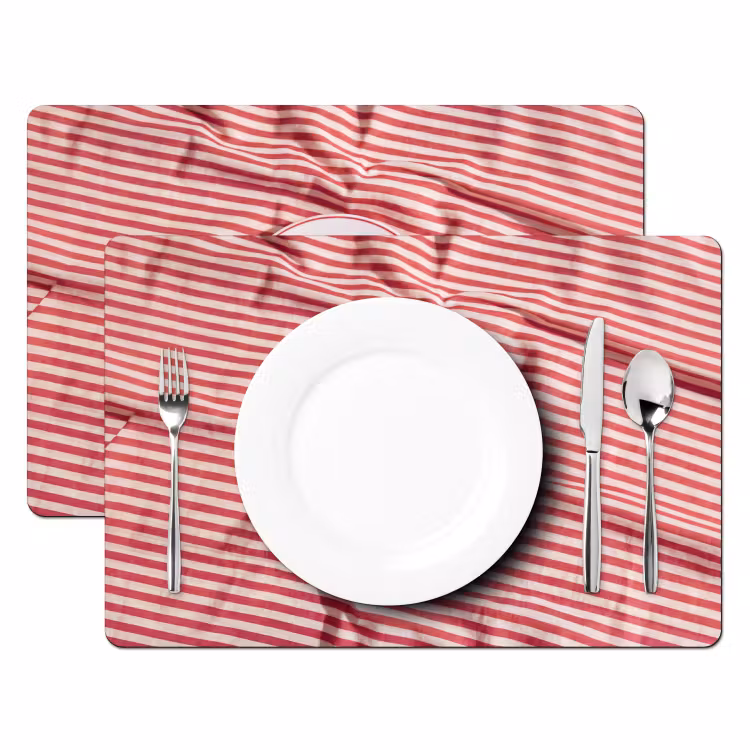 Eten - Aardbeien - Fruit - Zomer - Rood Placemat vinyl groot -zzsfeer2_Kitchenyeah-website