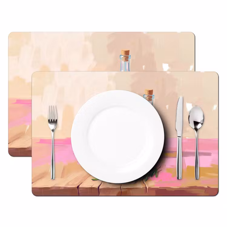 Eten - Brood - Olijfolie - Abstract - Keuken Placemat vinyl groot -zzsfeer2_Kitchenyeah-website