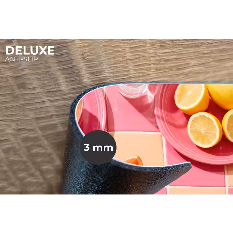 Eten - Citrusvruchten - Stillevens - Roze - Oranje Placemat vinyl groot -closeup
