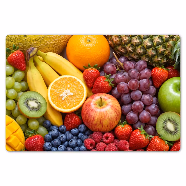 Eten - Fruit - Vers - Kleurrijk - Voeding Placemat vinyl groot -zzsfeer1_Kitchenyeah-website