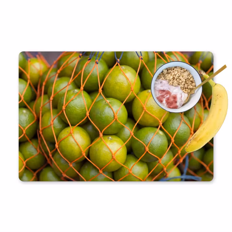 Eten - Net - Groen - Markt Placemat vinyl groot -zzzproduct_Kitchenyeah-website