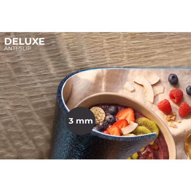 Eten - Ontbijtkom - Fruit - Gezond - Kleurrijk Placemat vinyl groot -closeup