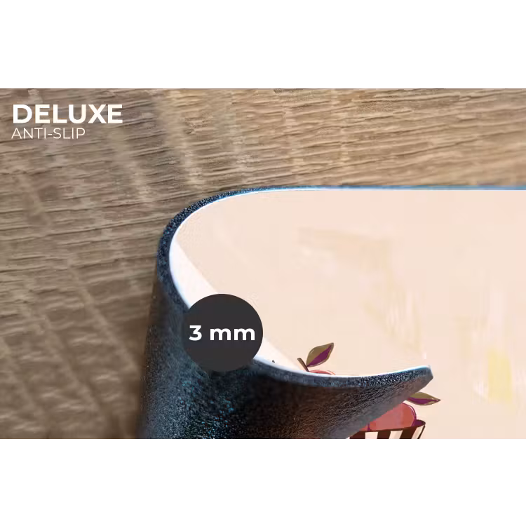 Eten - Schaal - Stilleven - Modern - Rood Placemat vinyl groot -closeup
