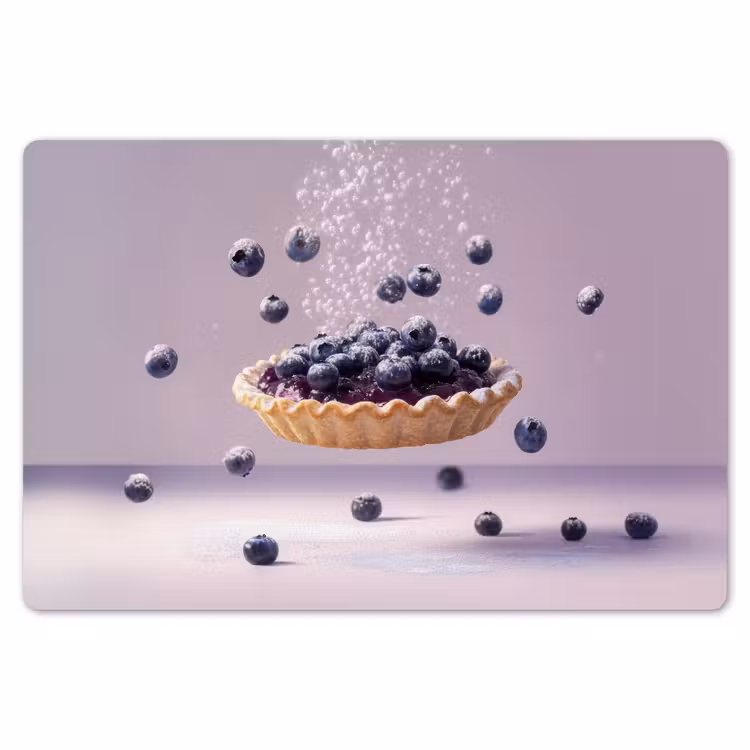Eten - Taart - Bessen - Blauw Placemat vinyl groot -zzsfeer1_Kitchenyeah-website