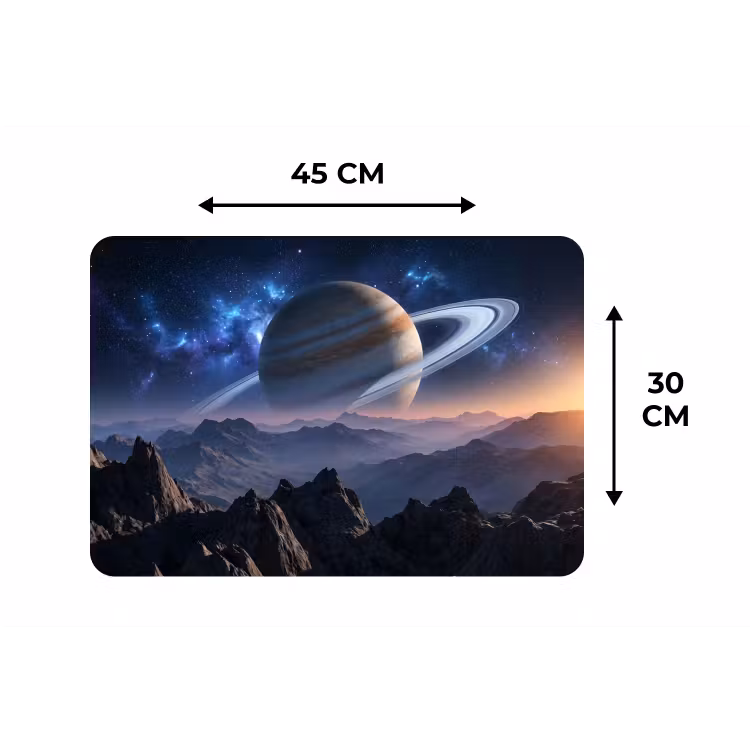 Fantasy - Kosmos - Landschap Placemat vinyl groot -specs