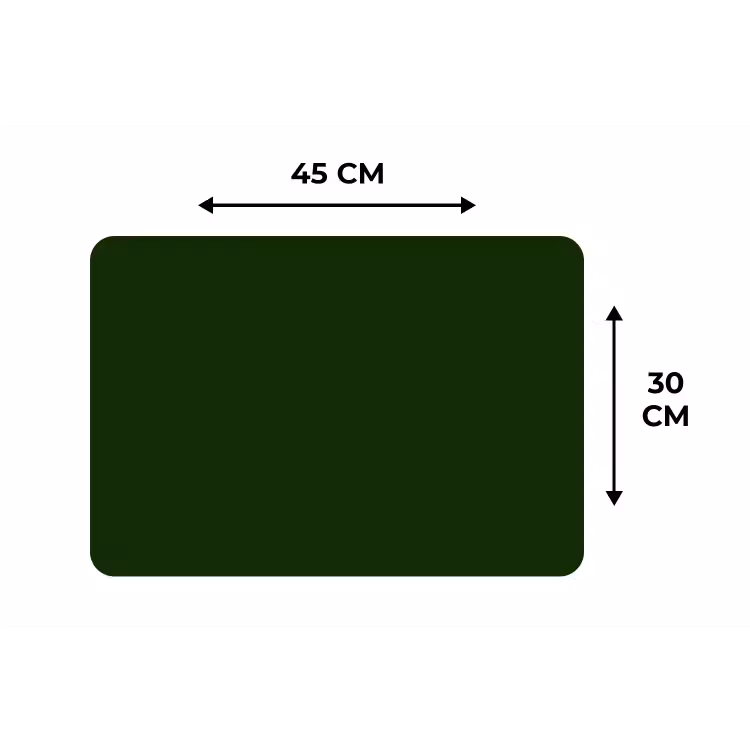 Forest - Green - Groen Placemat vinyl groot 368 -specs